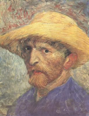 Vincent Van Gogh Self-Portrait with Straw Hat (nn04) China oil painting art